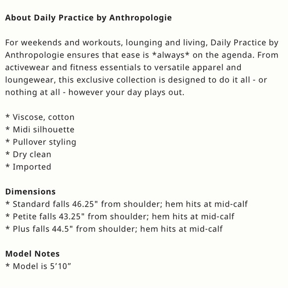 Anthropologie Daily Practice Alla Dress - Picture 7 of 7